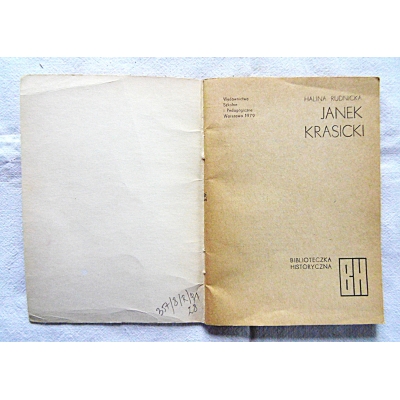Rudnicka Halina. JANEK KRASICKI  357/8