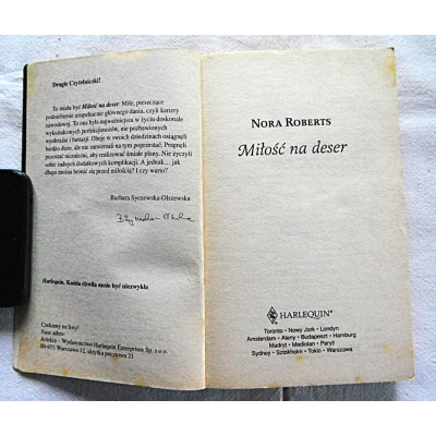 Roberts N. MIŁOŚĆ NA DESER  39/14