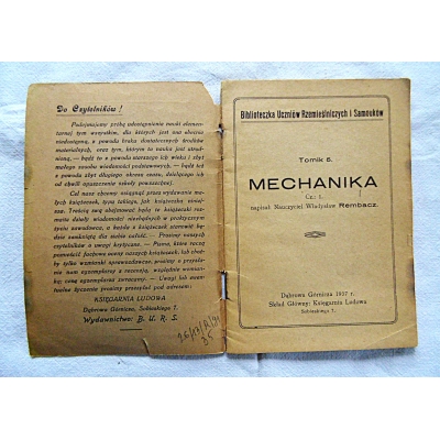 Rembacz W. MECHANIKA Cz: 1  26/13