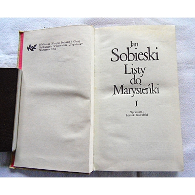 Sobieski J. LISTY DO MARYSIEŃKI  Tom I