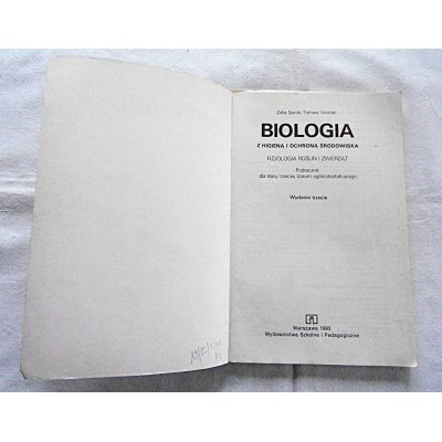 Starck Z. BIOLOGIA  dla klasy III LO