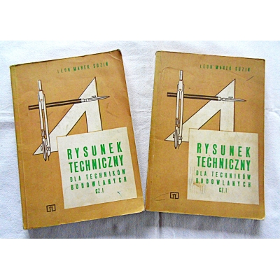 Suzin L.M. RYSUNEK TECHNICZNY  dla techników budowlanych  Cz I  2 szt