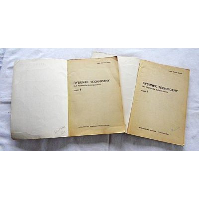 Suzin L.M. RYSUNEK TECHNICZNY  dla techników budowlanych  Cz I  2 szt