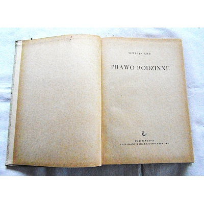 Szer Seweryn PRAWO RODZINNE  127/11