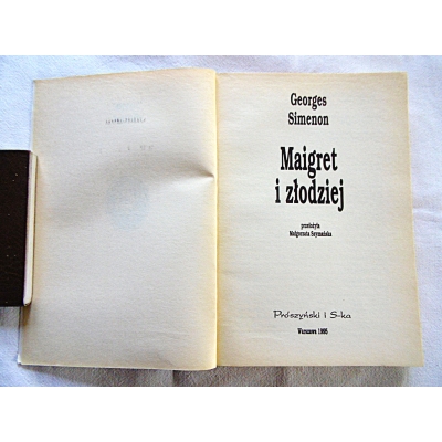 Simenon G. MAIGRET I ZŁODZIEJ  1/16
