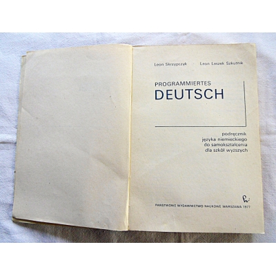 Skrzypczyk L. PROGRAMMIERTES DEUTSCH  22/14
