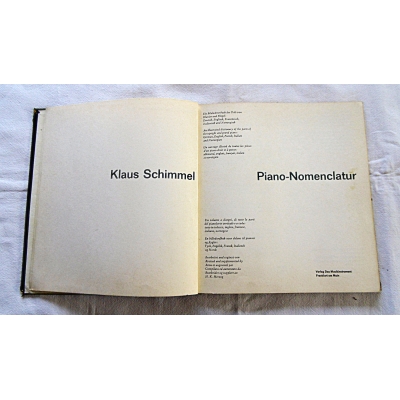 Schimmel K. PIANO-NOMENCLATUR   w 5 językach