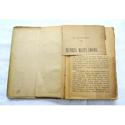 Papee Fryderyk   HISTORYA MIASTA LWOWA