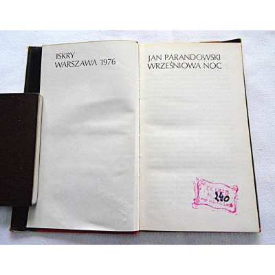 Parandowski J. WRZEŚNIOWA NOC