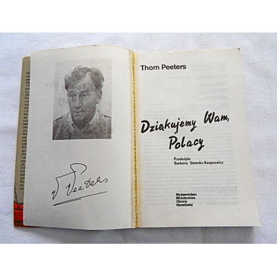 Peeters T. DZIĘKUJEMY WAM,POLACY 151/11