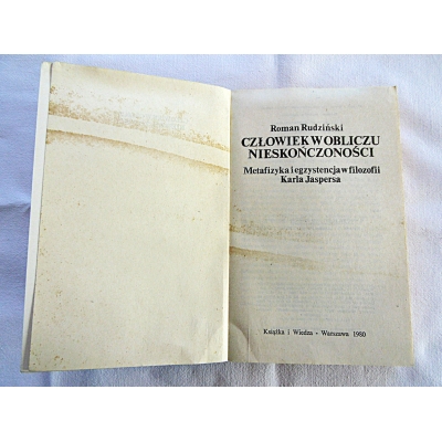 Rudziński R.CZŁOWIEK W OBLICZU NIESKOŃCZONOŚCI