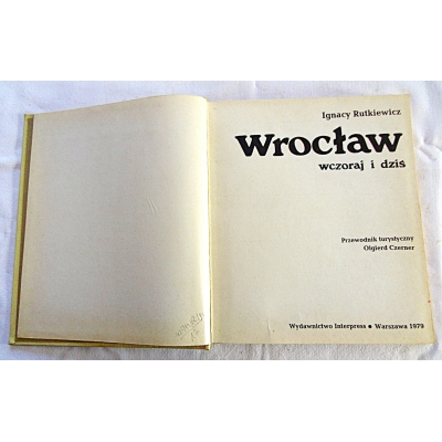Rutkiewicz I. WROCŁAW wczoraj i dziś  425/14