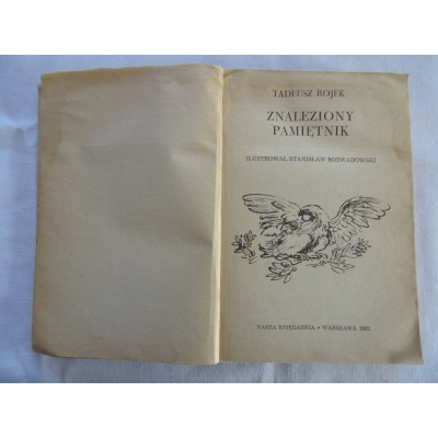 Rojek T.  ZNALEZIONY PAMIĘTNIK