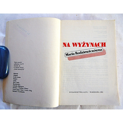 Rodziewiczówna M. NA WYŻYNACH  56/8