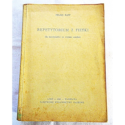 Rapf F. REPETYTORIUM Z FIZYKI  299/11