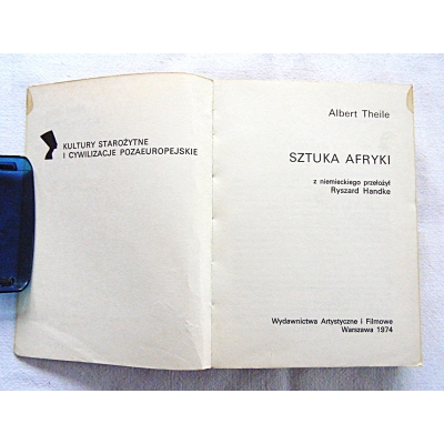 Theile A. SZTUKA AFRYKI  206/9