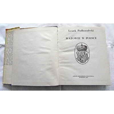 Podhorodecki L. WAZOWIE W POLSCE  22/14