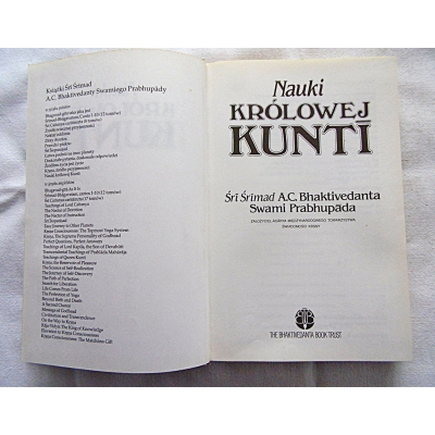 Prabhupada S.NAUKI KRÓLOWEJ KUNTI  206/9