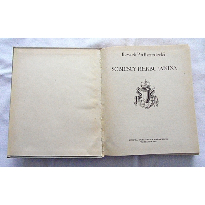 Podhorodecki L. SOBIESCY HERBU JANINA  22/14