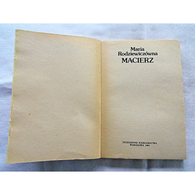 Rodziewiczówna M, MACIERZ  391/13