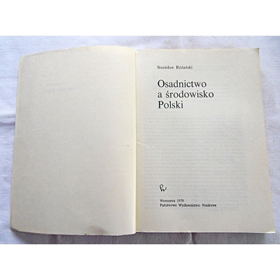 Różański S. OSADNICTWO A ŚRODOWISKO POLSKI