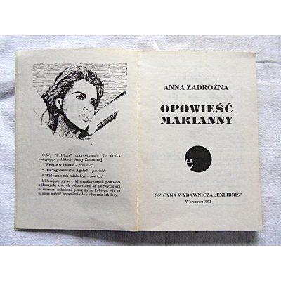 Zadrożna A. OPOWIEŚĆ MARIANNY  206/9