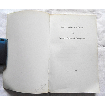 Pr.zb. 8088 PERSONAL COMPUTER INTRODUCTORY GUIDE ...