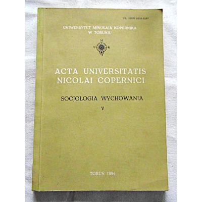 Pr.zb. SOCJOLOGIA WYCHOWANIA V  26/11