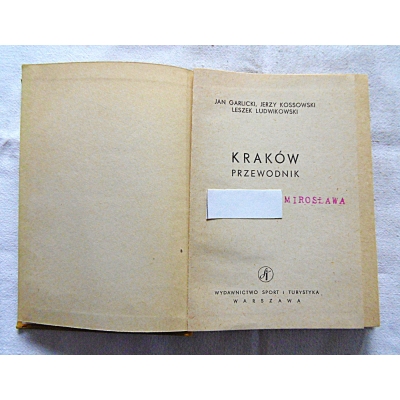 Pr.zb.  KRAKÓW PRZEWODNIK 1967 r