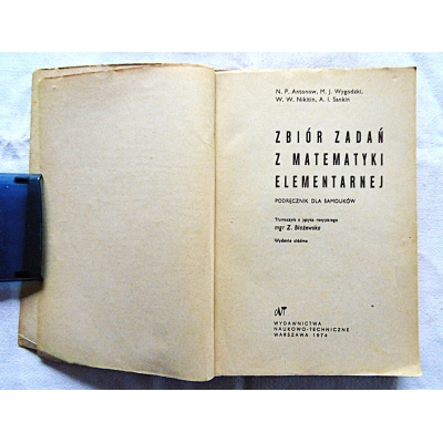 Pr.zb. ZBIÓR ZADAŃ Z MATEMATYKI ELEMENTARNEJ  Podręcznik dla samouków