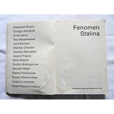 Pr.zb. FENOMEN STALINA  111/9