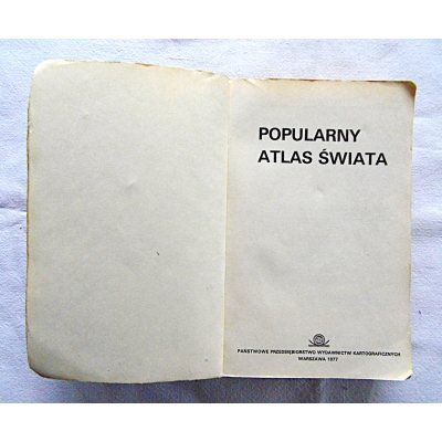 Pr.zb. POPULARNY ATLAS ŚWIATA