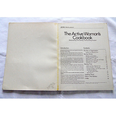 Pr.zb. THE ACTIVE WOMAN'S COOKBOOK