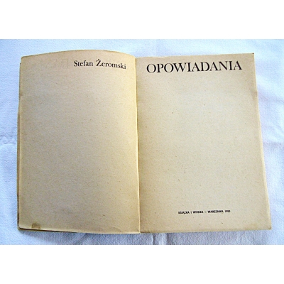 Żeromski S. OPOWIADANIA  265/8