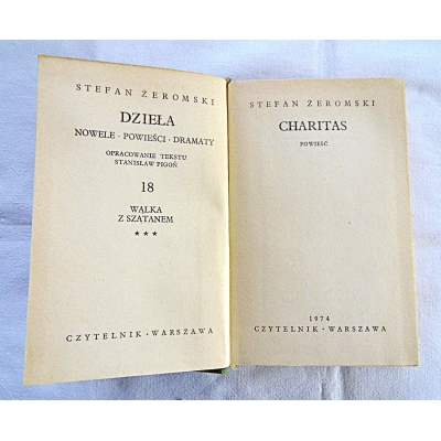 Żeromski S. CHARITAS Część I - IV. Powieść  71/06