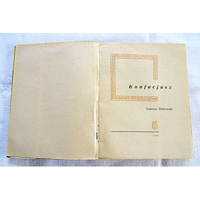 Żbikowski T. KONFUCJUSZ  38/05