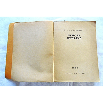Żeromski S. UTWORY WYBRANE II  Syzyfowe prace, Ludzie bezdomni, Przypisy  7/6
