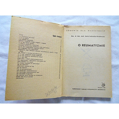 Sadowska-Wróblewska M.  O REUMATYŻMIE