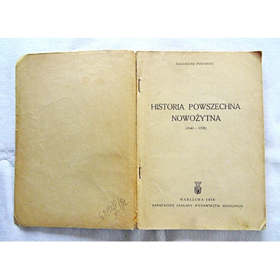Piwarski K. HISTORIA POWSZECHNA NOWOŻYTNA 1640-1789