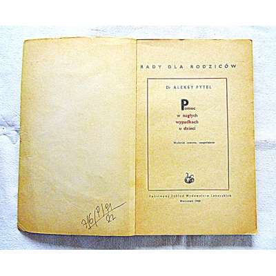 Pytel A. POMOC W NAGŁYCH WYPADKACH U DZIECI 7/6