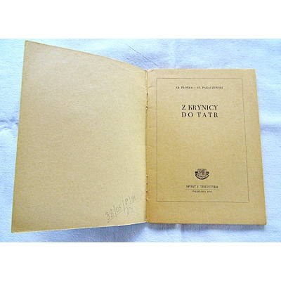 Płonka Zb. Z KRYNICY DO TATR  38/05