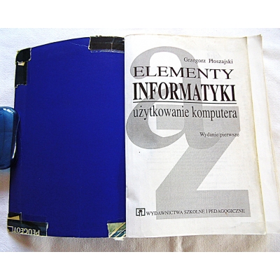 Płoszajski G. ELEMENTY INFORMATYKI  użytkowanie komputera  84/8