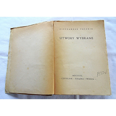 Puszkin A.  UTWORY WYBRANE