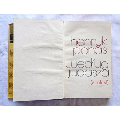 Panas H. WEDŁUG JUDASZA (apokryf)  7/6
