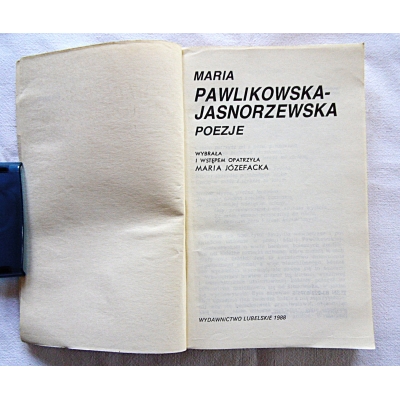 Pawlikowska-Jasnorzewska M. POEZJE  10/10