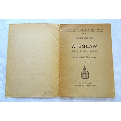 Brodziński K. WIESŁAW Sielanka Krakowska