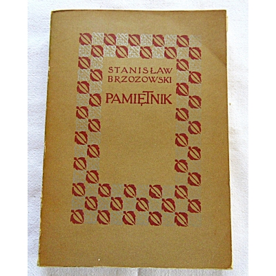 Brzozowski S. PAMIĘTNIK  206/9