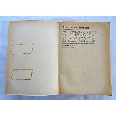 Brodzki S. Z PROFILU I EN FACE