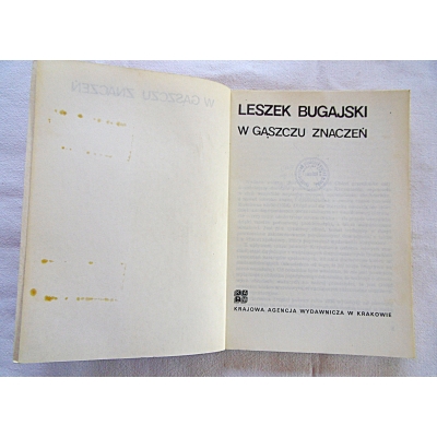 Bugajski L. W GĄSZCZU ZNACZEŃ
