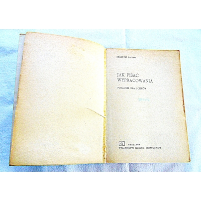 Saloni Z. JAK PISAĆ WYPRACOWANIA  Poradnik dla uczniów